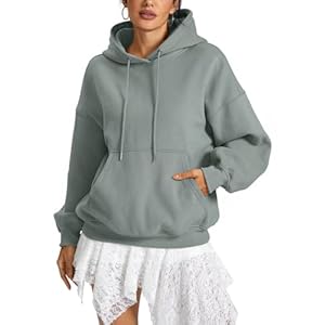 Women Fleece Hoodies with Pocket Oversized Hooded Sweatshirts Trendy Pullover Long Sleeve Top Fall Outfits 2026