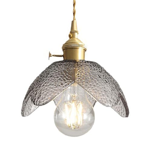 Suspension pétale en verre nordique pour illuminer votre balcon ou restaurant chaleureux