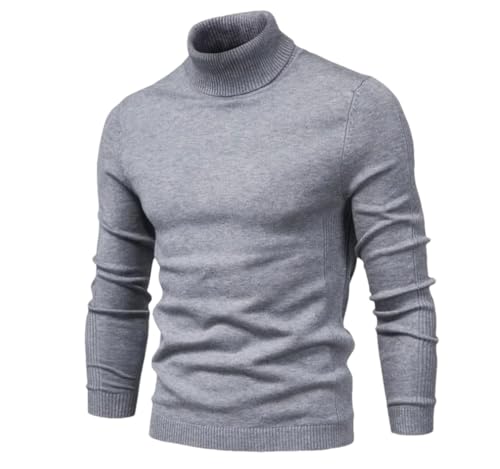 Men's Turtleneck Thick Sweaters Turtle Neck Quality Warm Slim Turtleneck Sweaters Pullovers to