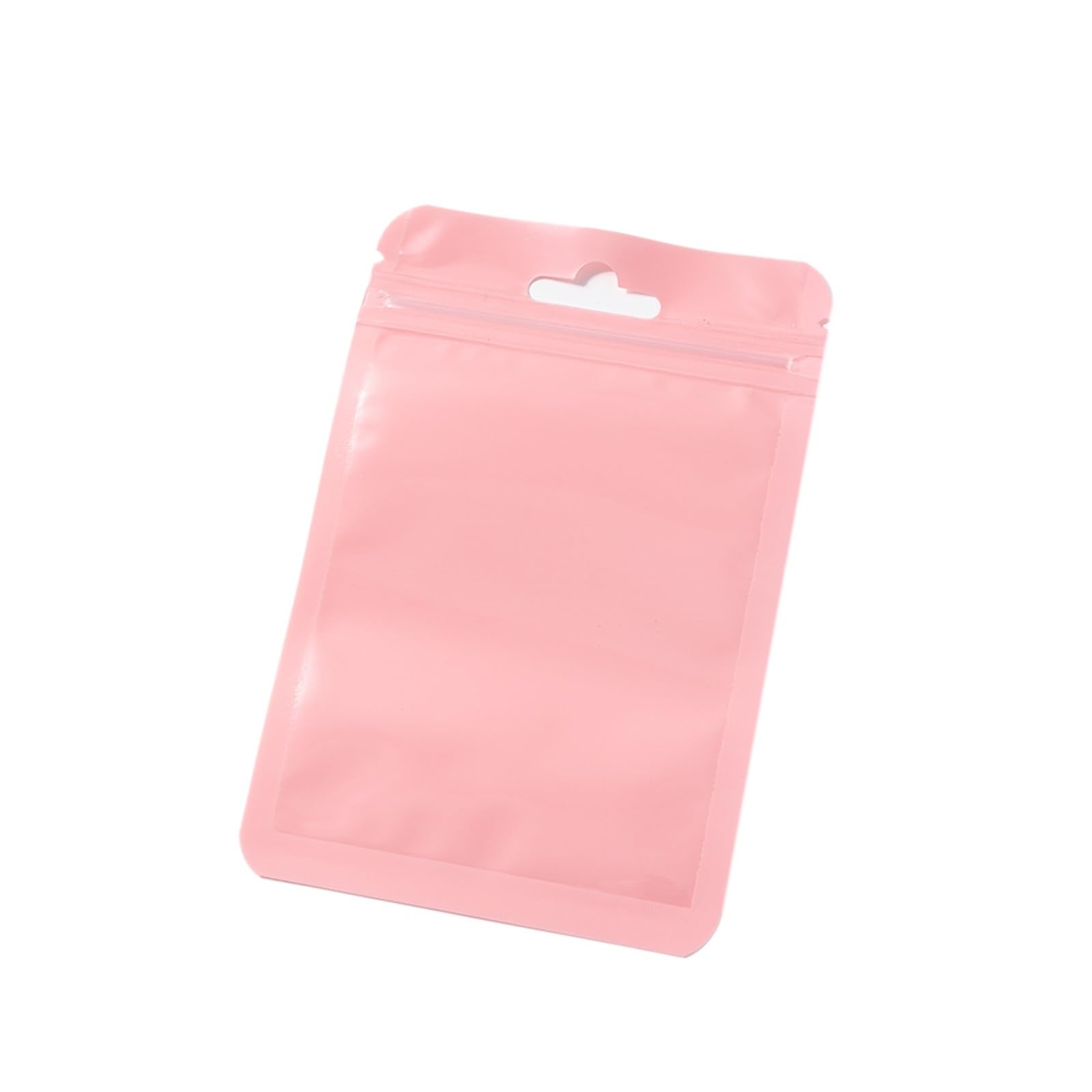 Doxicey Jewelry Package Bags 100Pcs Self-Sealing Resealable Bag Foil Zipper Pouch Jewelry Display Organization Packaging Gift Storage for Necklace Bracelet Earring Ring(Pink,10.5x15cm)