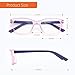 ZENOTTIC Kids Blue Light Blocking Glasses Anti Glare Lens Lightweight Frame Computer Eyeglasses for Boys and Girls(Pink)