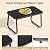 Gizoon 4 Piece Patio Furniture Set, Outdoor Conversation Set, with Glass Coffee Table, Loveseat, 2 Single Chairs, All Weather Textile Fabric, for Backyard, Balcony, Lawn, Garden, Poolside, Grey