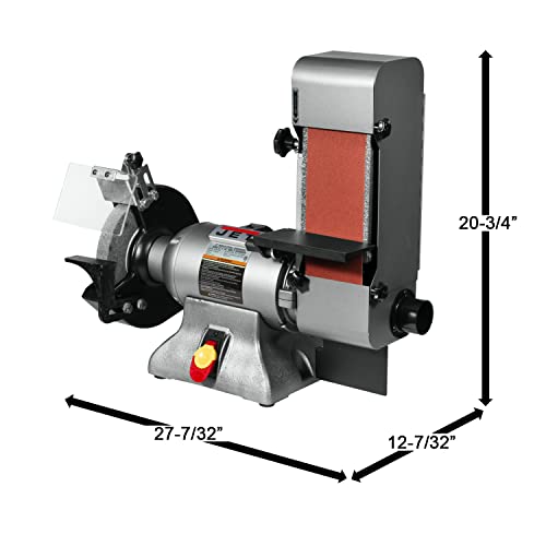 JET Variable Speed 8" Grinder and 4" x 36" Belt Sander, 1 HP, 115/230V 1Ph (Model IBGB-436VS) thumbnail 2