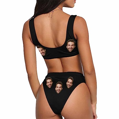Custom Face Swimsuits for Women Personalized Photo Bathing Suits Customized One Piece Swimwear3