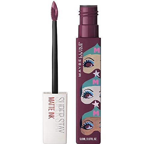 Maybelline New York - Superstay Matte Ink, Pintalabios Mate de Larga Duración, Edición Limitada Ashley Longshore Cover
