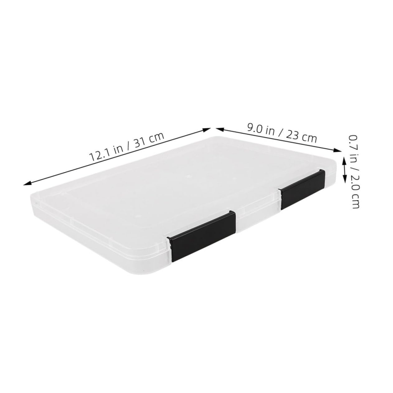Gadpiparty Lot De 4 Boîtes De Rangement Pour Papier A4 Porte-Papiers Porte-Documents Portable Boîtes De Classement Avec Couvercles Étui De Projet Portable Porte-Documents Organisateur