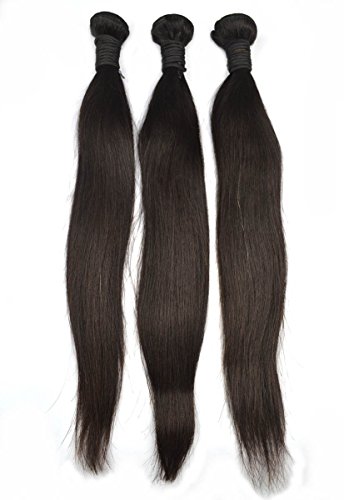 Angel Hair 3 Bundles Virgin Peruvian Straight Hair; Sew In Raw Unprocessed Weft Weave Remy Hair Extension 300 Grams Free Fast Shipping (16 18 20)