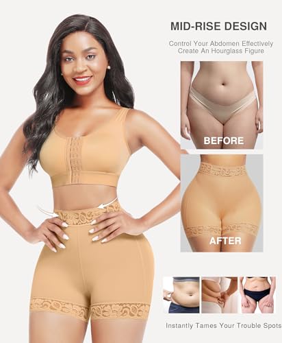 Image of Lover-Beauty Butt Lifting Shapewear Tummy Control Faja Shorts Body Shaper