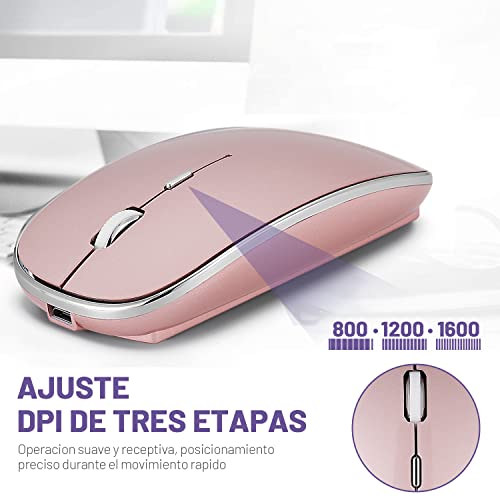Mouse De Computadora, Personal Computer mouse rosa Marca TYC (3)