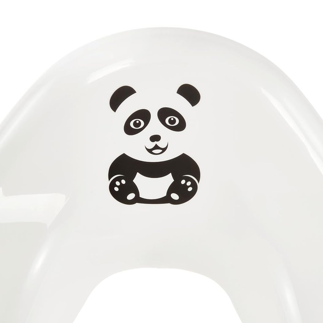 Keeeper Panda Siège de Toilette pour Bébé, De 18 Mois à 4 Ans Environ, Antidérapant, Ewa, Blanc - 5