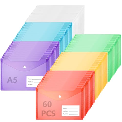 Porte-documents en plastique avec fente pour carte et pochette plastique A5 SHUESS