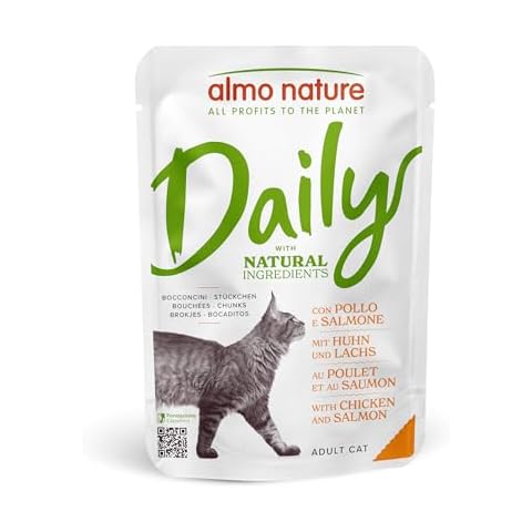 Almo Nature Daily Cat Food with Chicken and Salmon Cover