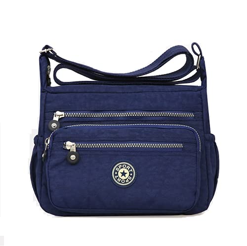Image of Single shoulder Messenger Crossbody Bag Nylon Purse Satchel Travel Women Lady Fashion Top Handle