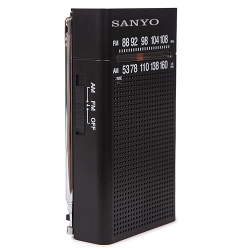 Radio Vertical Tamaño Bolsillo Sanyo Modelo KS123N