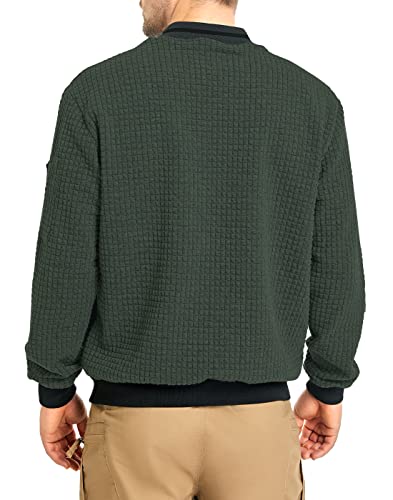 Mens Lightweight Jacket Casual Bomber Jacket Varsity Coat - Image 5