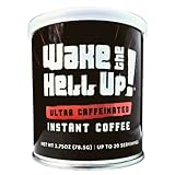 Wake The Hell Up!® Instant Ultra-Caffeinated Coffee | 2.75oz | Up To 20 Servings | Perfect Balance o