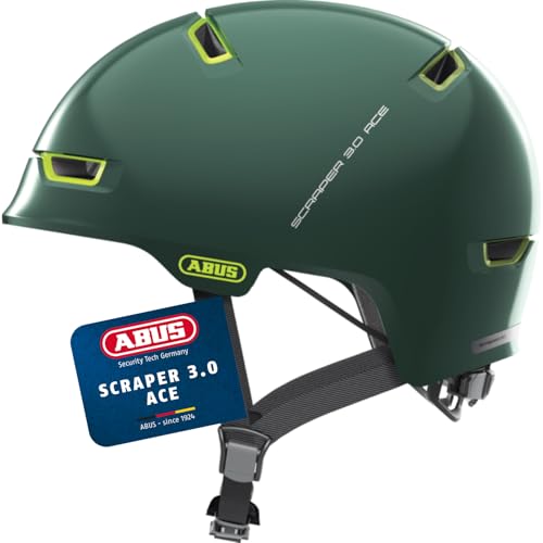 ABUS Stadthelm Scraper 3.0 ACE - Robuster Fahrradhelm für den Stadtverkehr...