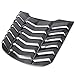 KUAFU Rear Window Louvers Vent Compatible with 2015-2023 Ford Mustang Windshield Scoop Sun Shade Cover Vent GT Lambo Style ABS - Carbon Fiber Color