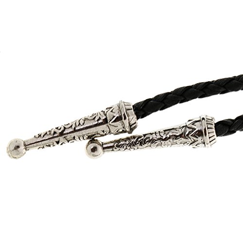 gazechimp Vintage Retro Mnen Jóias Grande Clássico Strass Couro Terno Bolo Gravata