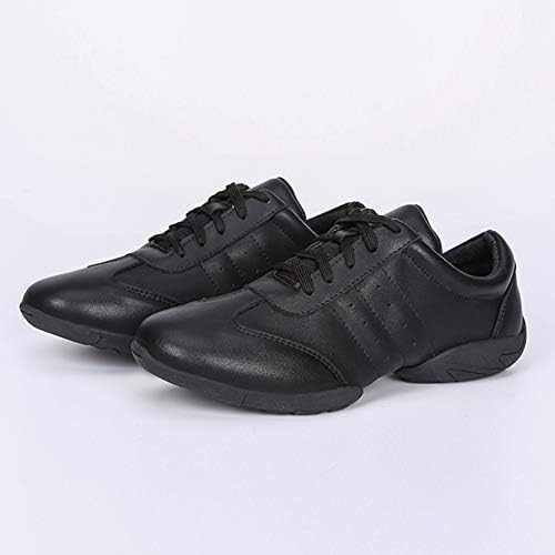 AOQUNFS Women Cheer Shoes Cheerleading Shoes Girls Youth Competition Cheerleading Fashion Sports Athletic Shoes Flats Sneakers,6511WM-White-3,US 8.5 | Image 2