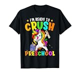 I'm Ready to Rock Preschool Dabbing Unicorn Back to School T-Shirt