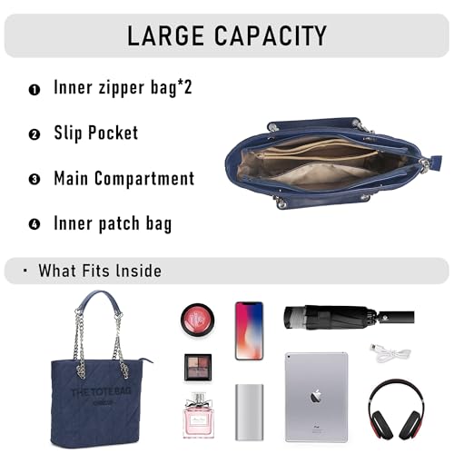 Image of Chinllo Tote Bag for Women, Medium Top Handle Handbags Purse