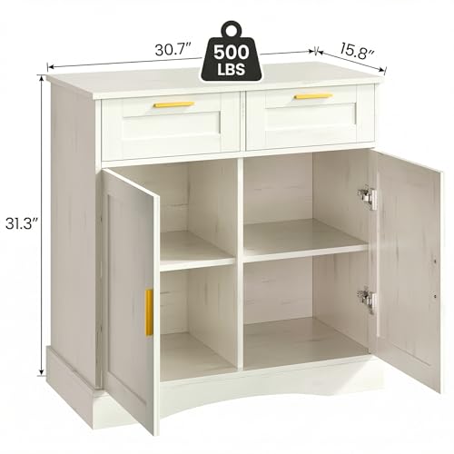 Image of 29 Gallon Fish Tank Stand with Storage Cabinet, Aquarium Stand