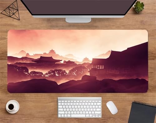 Tapis de Souris Palais Classique, Tapis de Souris XXL 1000 x 500mm Tapis de Souris Gamer, Base Antidérapante en Caoutchouc Naturel pour PC, MacBook, Ordinateur Portable