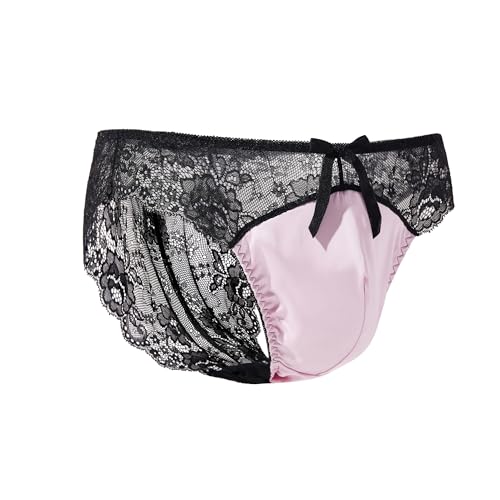 Men's Sissy Lace Pouch Panties Sexy Briefs Lingerie Underwear for Men2