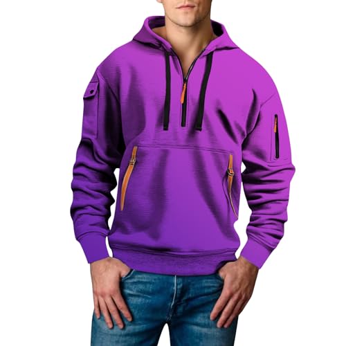 Sudadera con capucha juvenil para el entretiempo de otoño con flores 3D moradas 1