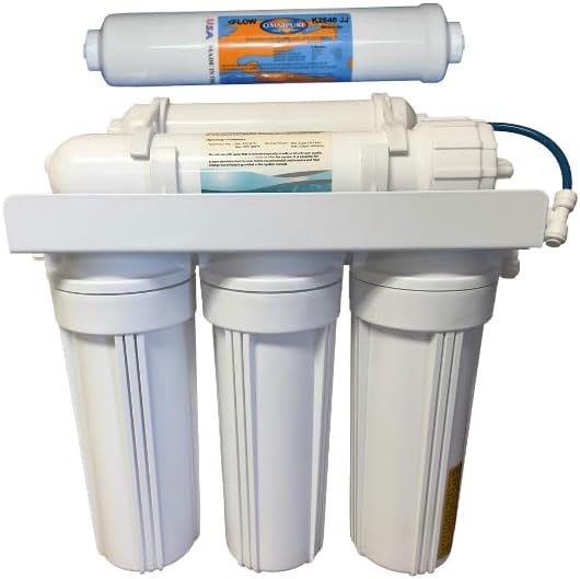 6 Stage Zoi Epsilon Reverse Osmosis Water Filter System with pH Filter 50 GPD Drinking Water RO