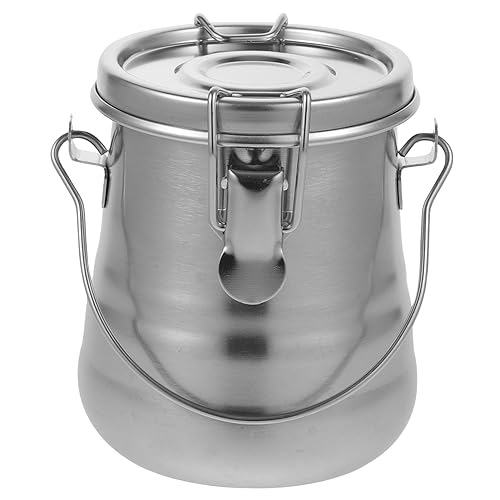 LALAFINA Double-layer Metal Pen Holder Cover Brush Washing Bucket Portable Wash Pen Bucket Coloring Utensils for Art Lovers