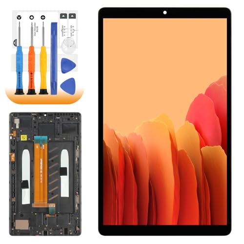 for Samsung Galaxy Tab A7 Lite Screen Replacement for Tab A7 Lite Wi-Fi SM-T227U SM-T220 LCD Display Touch Digitizer Assembly Repair Part Black with Frame+Installation Video(Wi-Fi Version)