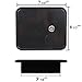 RV Camper Trailer Motorhome Power Cord Hatch Electrical Access Door (Black-1802MB)