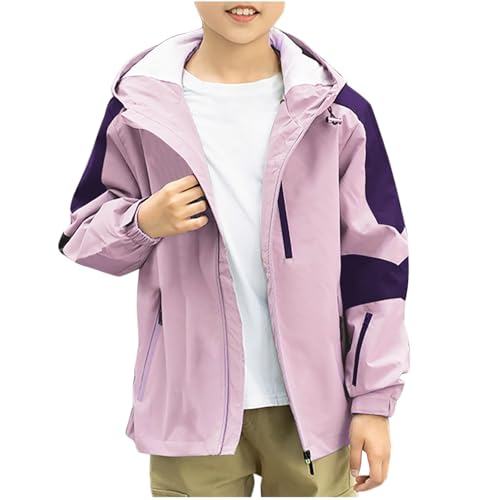 Kids Outdoor Jackets Windproof Hooded Rain Jacket Windbreaker Fashion Grils Boys' Casual Coats Outerwear2