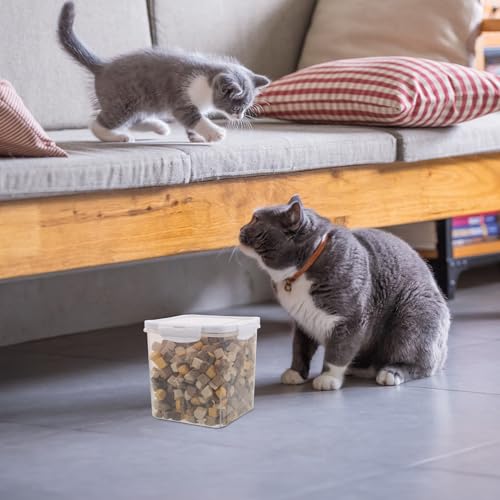 Ciieeo Trockene Leckerlis für Katzen und Kätzchen – Zahnpflege-Kauartikel mit Schweineleber, Eigelb und Hühnchen, Funktionelle Snacks, vitaminangereichert, für drinnen und draußen, 500 g