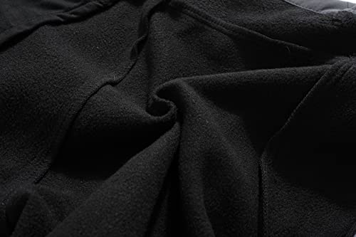 DAFENP Pantalones Trekking Hombre Impermeables Pantalones de Trabajo Termicos Montaña Senderismo Esqui Snowboard Invierno Polar Forrado Aire Libre MSKZ21035M-DarkGrey1-L - imagen 5