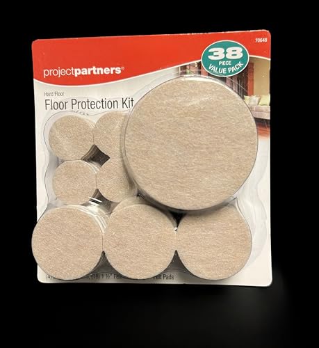 Almohadillas de fieltro autoadhesivas modelo 70648 para muebles, pack de 38 2
