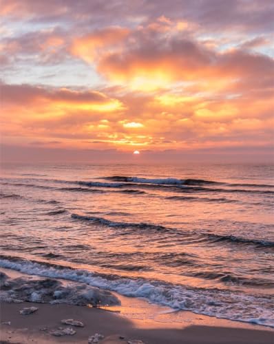 FRUKAT 1000 Pièces,pour Adultes et Enfants à partir de 12 Ans Puzzle-Côte, mer, Vagues 70x50cm
