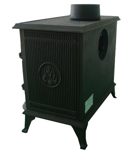 FoxHunter Cast Iron Log Wood Burner Stove JA032 13KW Multifuel Fire Place