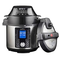 MASTERPRO Ultimate All-in-One Multi Cooker and Airfryer Ultimate All-in-One Multi Cooker and Airfryer, Stainless Steel/Black, MPMULTIPRO