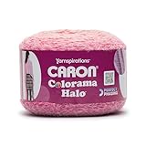 Caron Colorama Halo Perfect Phasing 500 g – 1 paquete de 1059 yardas/499.0 g Pink Panther 71% acrílico, 11% poliéster