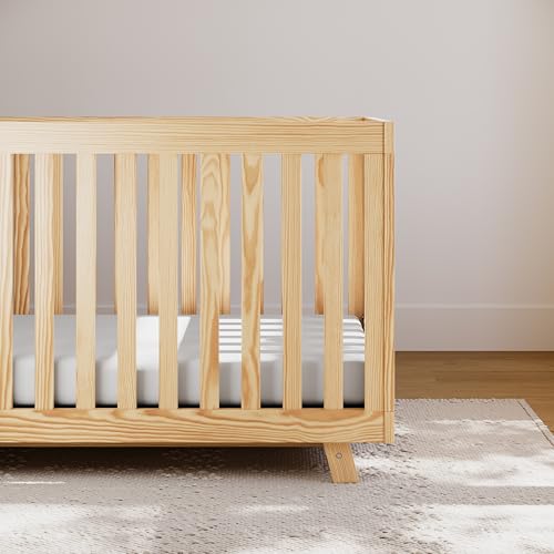Image of Storkcraft Beckett 3-in-1 Convertible Crib, Natural