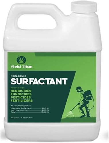 Yield Titan s Tensioactivo 8020 no iónico para herbicidas pesticidas fertilizantes y fungicidas para aumentar la penetración del producto 1 paquete