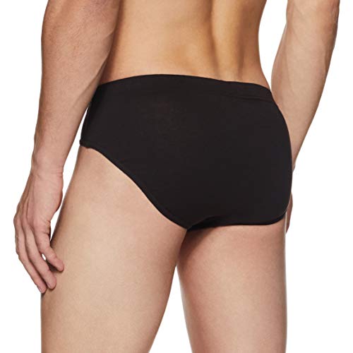 Image of Levi's 011 Comfort Brief for Men | 100% Pure Cotton | Breathable | Durable | Anti-Roll Waistband | Extra Supportive Gusset | Dual Layer 3D Pouch | Tagless & Zero Irritation Comfort | Pack of 3