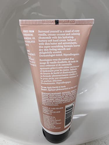 Avon Senses Cozy Vanilla And Coconut Hand Cream Creme Pour Les Mains 75Ml/2.5 Fl.oz. #TOP1