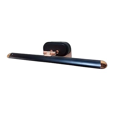 ZOREZA Modern Picture Lights for Wall Painting Display | Dressing Light for Bathroom Lights for Wash Basin Mirror Light | Wall Metal Artwork LED Lights 3N1 (Black Body, 6W 3N1 Lights)