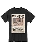One Piece - Wanted Poster Portgas D. Ace T-Shirt Multicolor