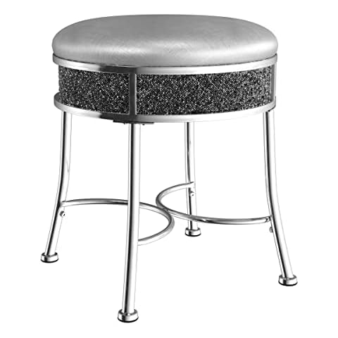 Hillsdale Roma Glam Backless Stool Cover