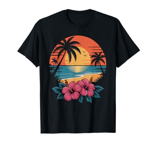 Palmera Vintage Camiseta